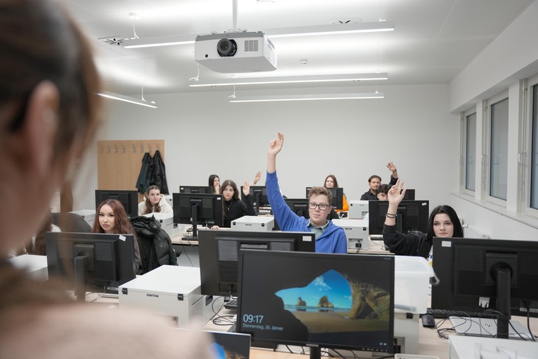 Lehrlinge im Klassenverband
