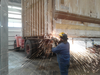Container wird abgeschliffen