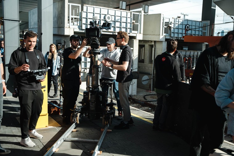 Filmteam in Action