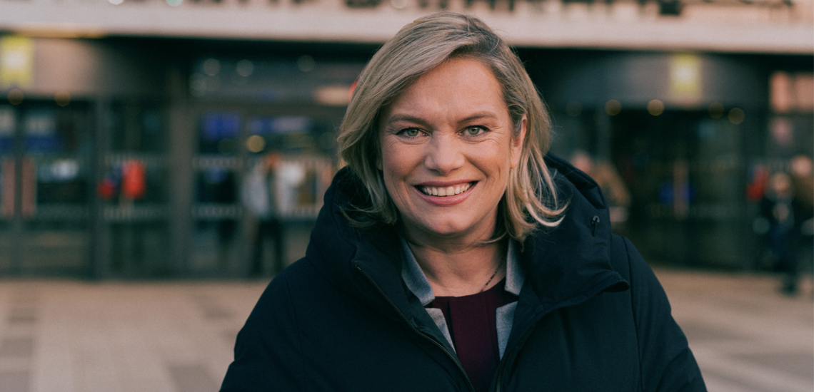 Promis am Zug: Corinna Milborn