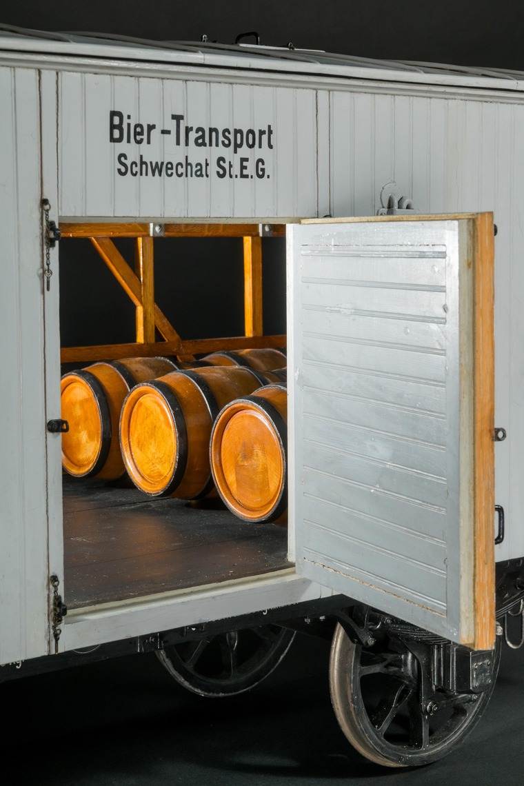 Biertransportwagen innen
