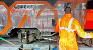 Entfernung Graffiti