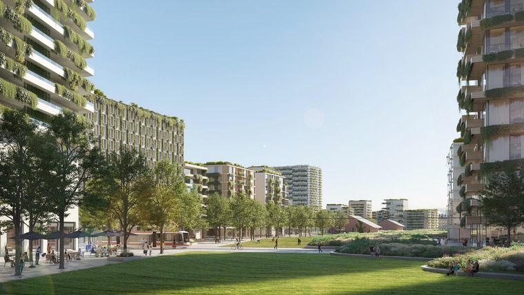 Visualisierung Nordwestbahnhof