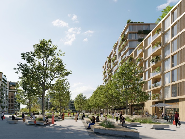 Visualisierung Nordwestbahnhof