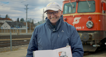 Eisenbahnzeichner Christian Maroschek