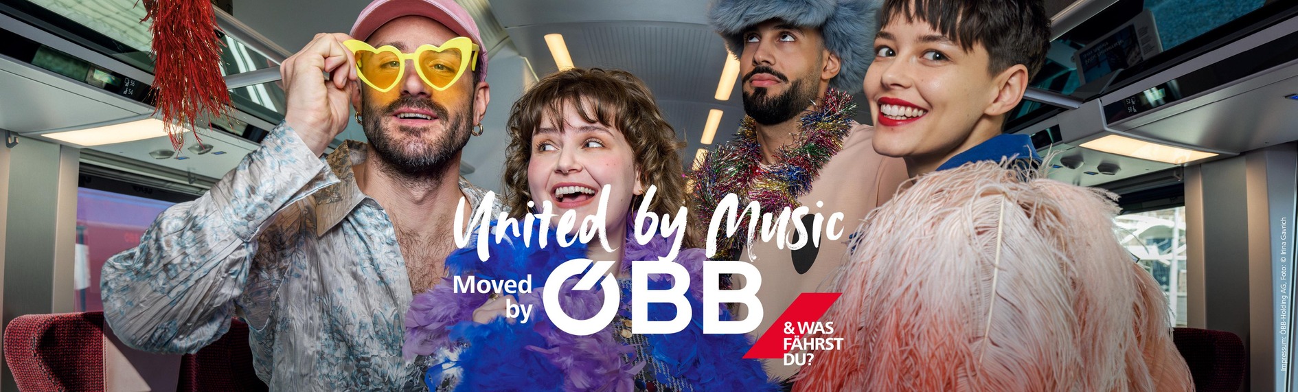 Imagebild United by music, moved by ÖBB