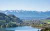 Urlaub in Kärnten: Panorama des Ossiacher Sees