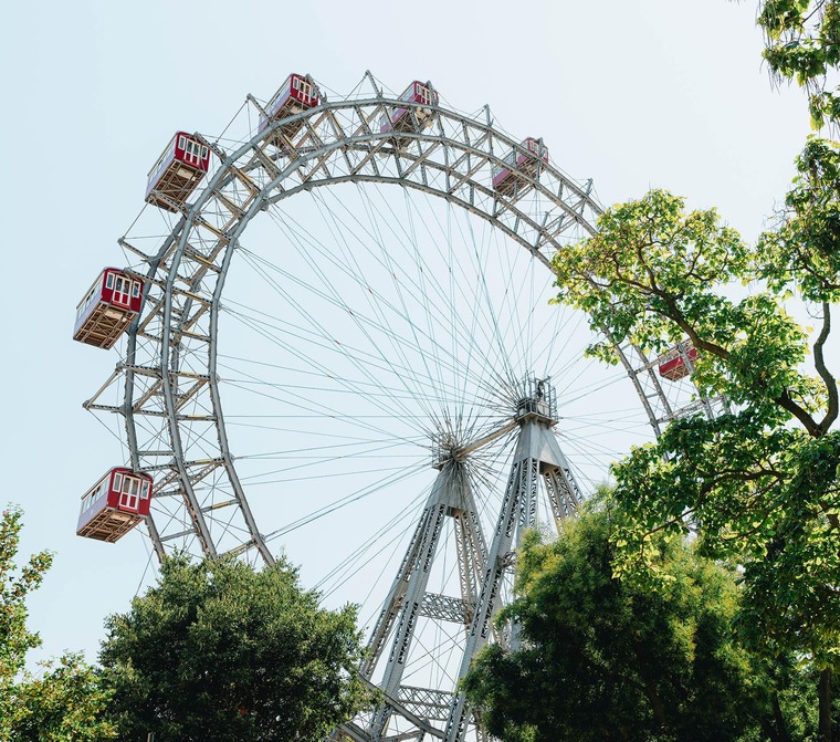 Eines der top Wien Sehenswürdigkeiten: das Wiener Riesenrad
