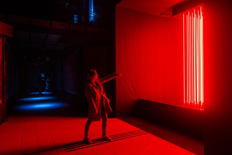 Das Light Art Museum in Budapest