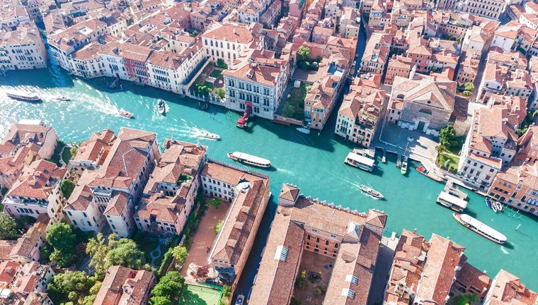 Hausboot in Chioggia bei Venedig