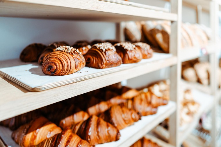 Köstliche Bäckereien in Ljubljana.