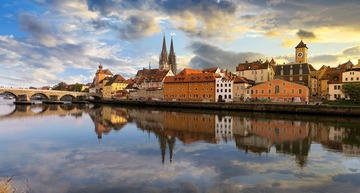 Regensburg Sehenswürdigkeiten - Panorama der Stadt