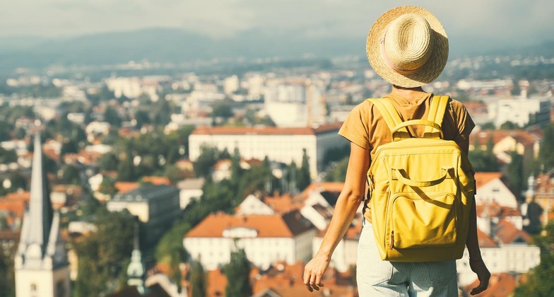 Städtetrips Europa: Blick auf Ljubljana