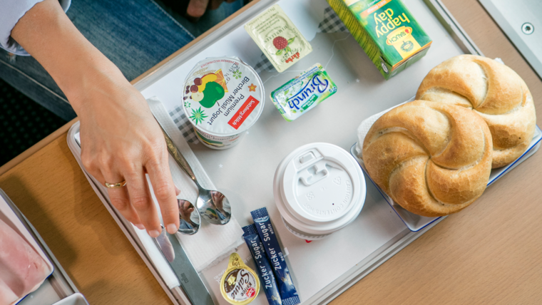 Nachtzug Tipps: Das Frühstücksservice