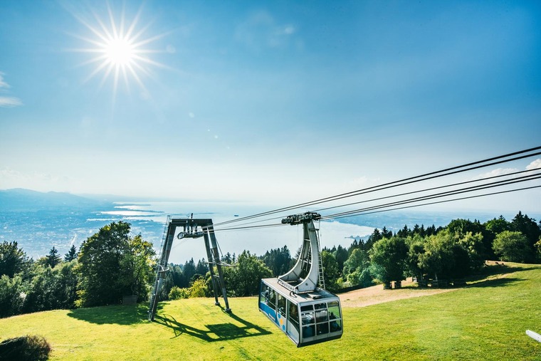 Mit der Pfänderbahn Bregenz von oben erleben.