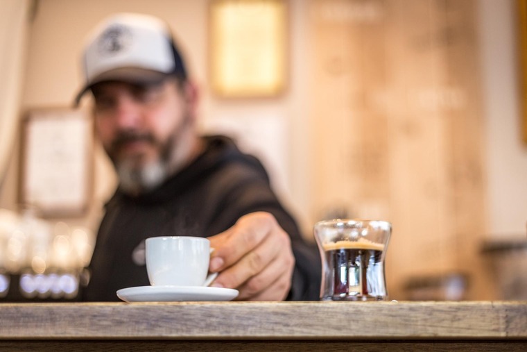 Kaffeerösterei auf dem Linzer Südbahnhofmarkt 