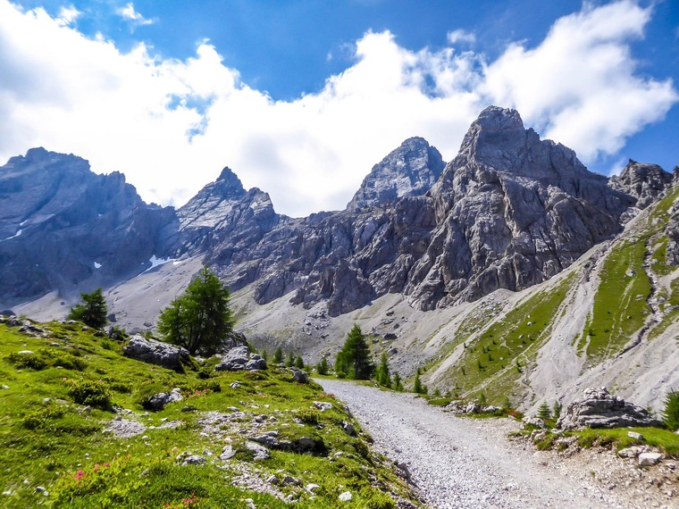 Zelten in den Lienzer Dolomiten