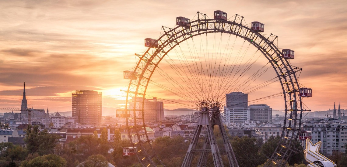 Wien Sehenswürdigkeiten: Das Riesenrad ist natürlich ein Must-see!