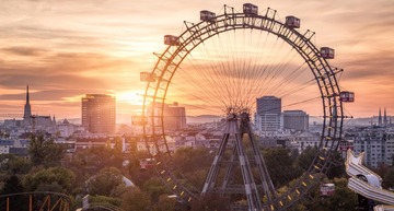 Wien Sehenswürdigkeiten: Das Riesenrad ist natürlich ein Must-see!
