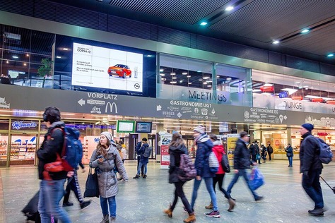 Hauptbahnhof Wien Railscreen
