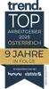 Auszeichnung von Trend für Top Arbeitgeber