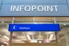 Schild mit dem Wort "Infopoint"