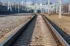 Gleis mit Schienenstegdämpfer