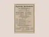 Informationsblatt der Deutschen Reichsbahn