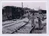 Bombenschäden am Bahnhof Wels