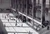 Kassenhalle des neuen Wiener Westbahnhofs