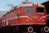 Rote ÖBB-Lok aus den 1970er Jahren