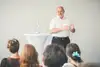 Vortragender, der redet