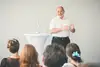 Vortragender, der redet