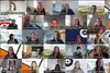 Videokonferenz mit Teilnehmern/innen