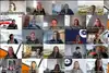 Videokonferenz mit Teilnehmern/innen