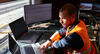 Marcus bei der Arbeit