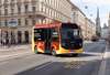 Autonomes Fahren ist mit dem Otokar Bus möglich. Auf dem Bild sieht man einen autonomen Bus.