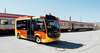 Autonomes Fahren ist mit dem Otokar Bus möglich. Auf dem Bild sieht man einen autonomen Bus.