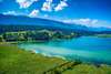 Urlaub in Kärnten: Blick auf den Pressegger See in Richtung Gartnerkofel