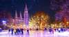 Eislaufen in Wien: Der Wiener Eistraum bei Nacht