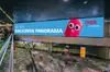 Railscreen Panorama am Hauptbahnhof Wien