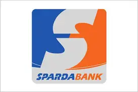 Sparda Bank Logo, blau-grau-orange