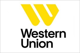 Western Union Logo, gelb-schwarz-weiß
