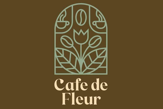 © ÖBB | Cafe de Fleur Logo von Cafe de Fleur in der BahnhofCity Wien West.