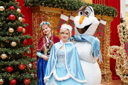 Maskottchen Prinzessin, Königin und Schneemann