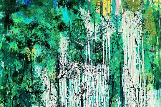 Gemälde von Giulia Vicolo. Acryl auf Leinwand. 
