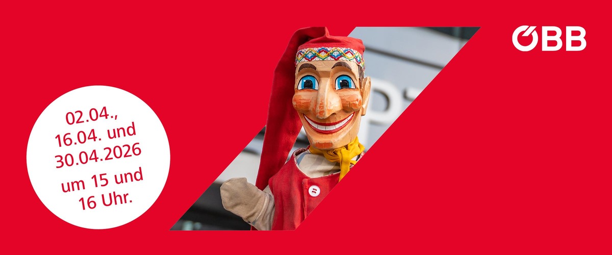 Kasperl vor dem Hauptbahnhof