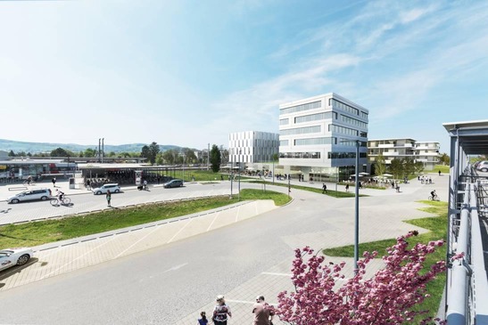 Visualisierung Blick auf das Projektgebiet