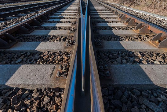 Railtrack close up