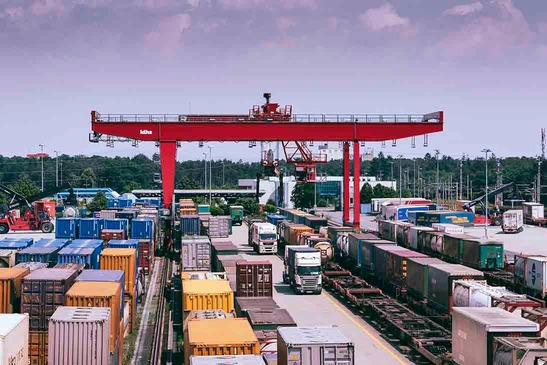 Gantry Crane Terminal Wels